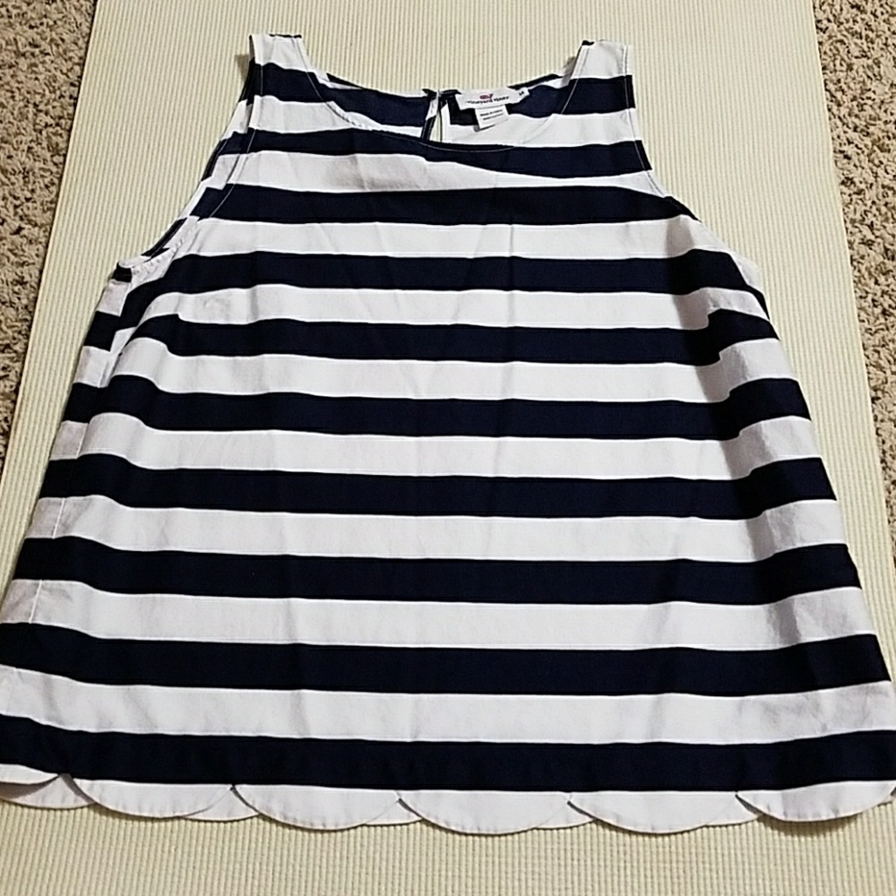 Scallop tank top from vineyard vines